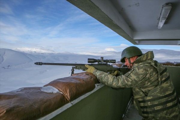 Dondurucu soğukta vatan savunması