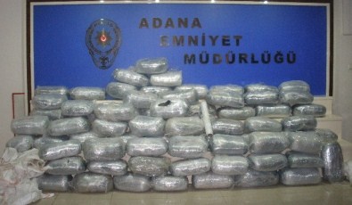 Adana'da 345 Kilo Esrar Ele Geçirildi
