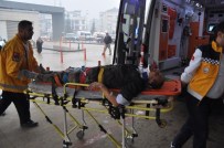 KALENDER - Asansör Boşluğuna Düşen İşçi Ağır Yaralandı