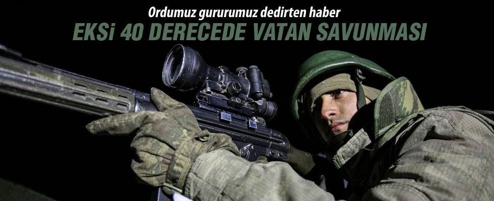 Dondurucu soğukta vatan savunması
