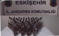 KAÇAK İŞÇİ - Eskişehir'de 30 Şişe Kaçak İçki Ele Geçirildi