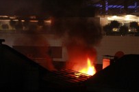HDP Antalya İl Başkanlığı'nın Deposunda Yangın