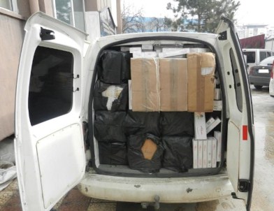 Malatya'da 47 Bin Paket Kaçak Sigara Ele Geçirildi