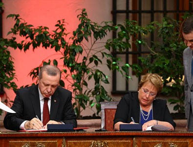 Türkiye ile Şili arasında bir dizi anlaşma imzalandı