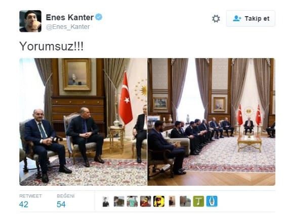 FETÖ'cü Enes Kanter'in zoruna giden fotoğraf!