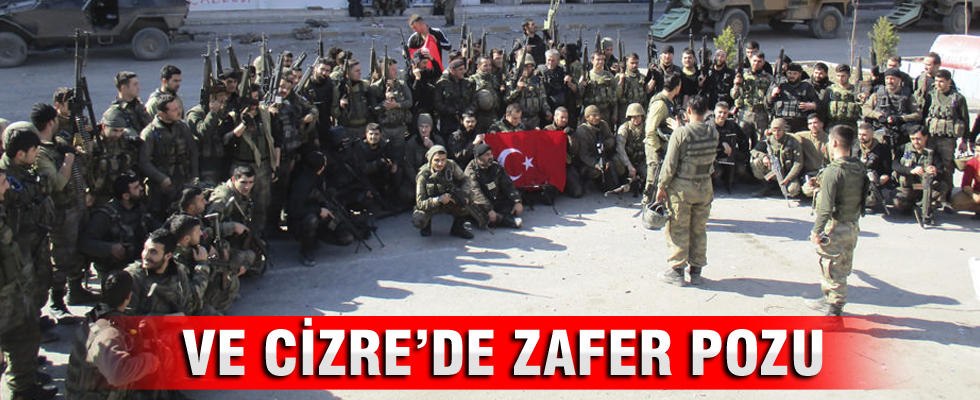 Cizre'de operasyonlar sona erdi!