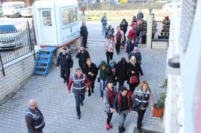 Fuhuş operasyonu zanlıları adliyede