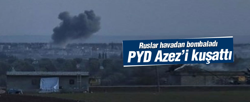 PYD Azez'i kuşattı