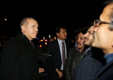 Cumhurbaşkanı Erdoğan, Taksicileri Ziyaret Etti