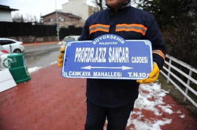 Nobel Ödül Sahibi Aziz Sancar'ın İsmi, Çankaya'da Caddeye Verildi