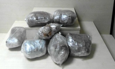 Uşak'ta 7 Kilo 250 Gram Esrar Ele Geçirildi