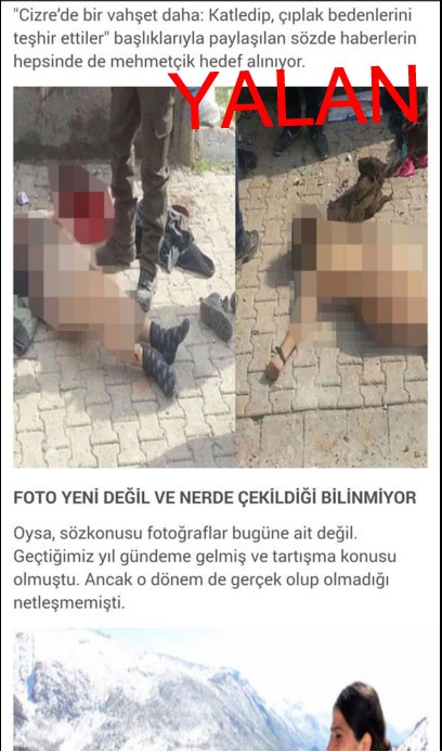 Sosyal medyada PKK yalanları