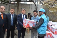 Türkiye Diyanet Vakfının İnsani Yardım Tırı Kırıkhan'da