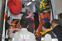 Anne-Kız Kazada Yaralandı, Baba Başlarından Bir An Olsun Ayrılmadı