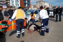Beypazarı'nda Trafik Kazası Açıklaması 1 Yaralı