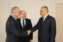 Gürcan Ve Öz'den Başkan Ergün'e Ziyaret