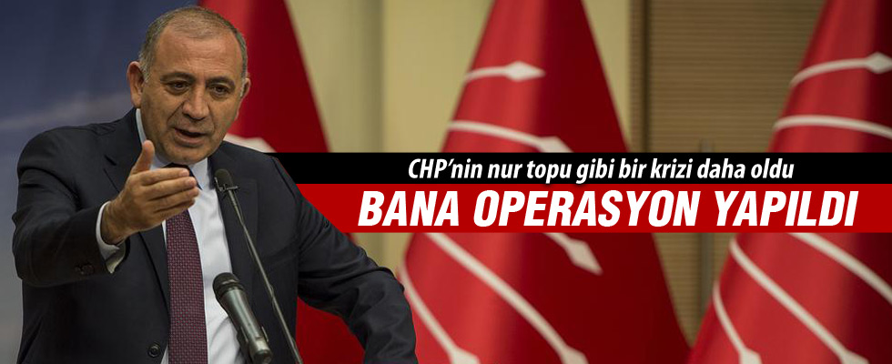 Gürsel Tekin'den CHP'de operasyon iddiası