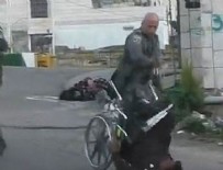 İsrail askerinden engelli Filistinliye dayak