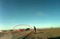 Kafa kafaya çarpıştılar