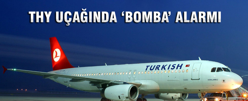 THY uçağında 'bomba' alarmı