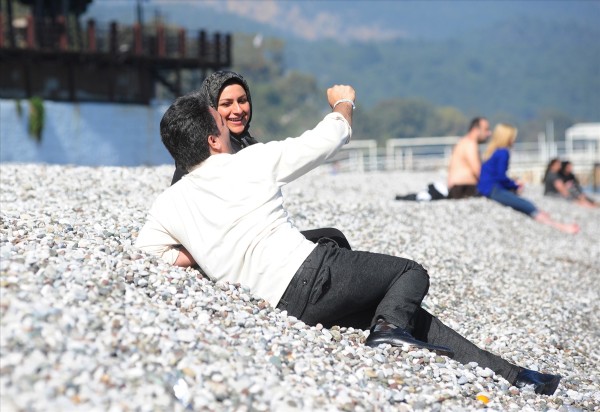 Antalya'da güneşli hava