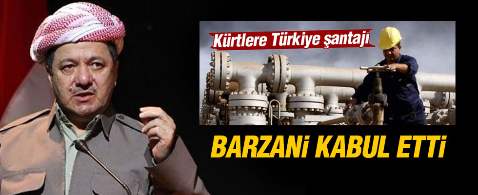 Barzani satılan petrolün gelirini Irak'a verecek