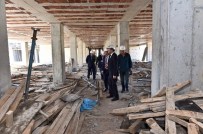 Başkan Hazinedar, Okul İnşaatını İnceledi