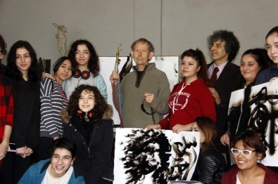 Dumanla Resim Yaptılar