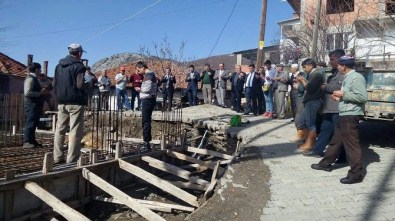 Köşk'te Kıran Yukarı Cami Temeli Dualarla Atıldı