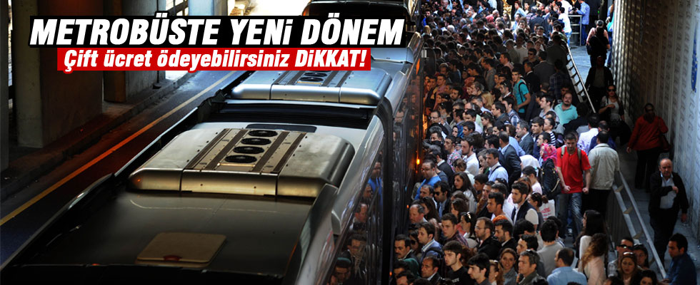 Metrobüste yeni uygulama başladı