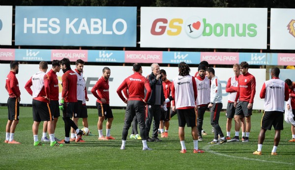 Galatasaray Lazio maçına hazırlanıyor