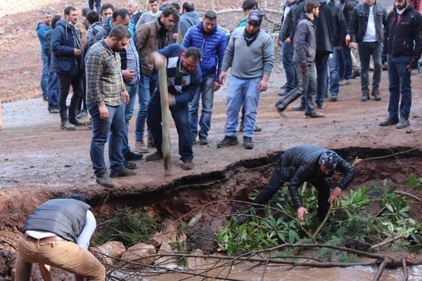 Maden ocağı protestosunda olaylar çıktı