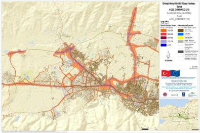 Bursa'nın Gürültü Haritası Çıkarıldı