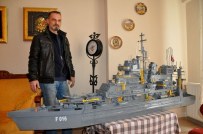 KARACAAHMET - Ekmeğini Çöpten Çıkaran Adam, Atıklardan Dev Gemi Yaptı