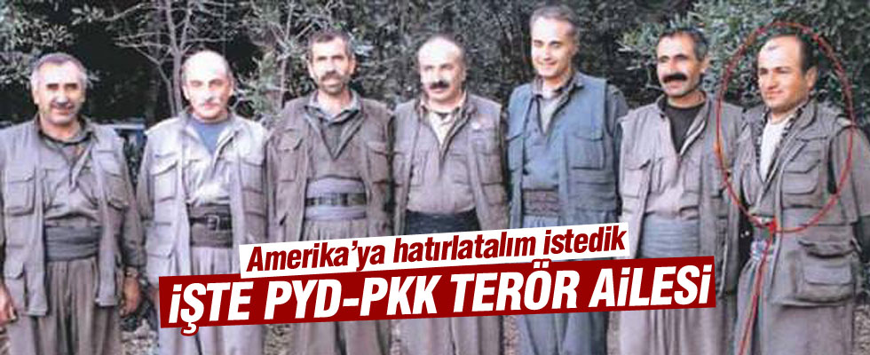 İşte PYD-PKK terör ailesi