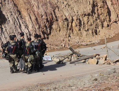 Maden ocağı protestosunda olaylar çıktı