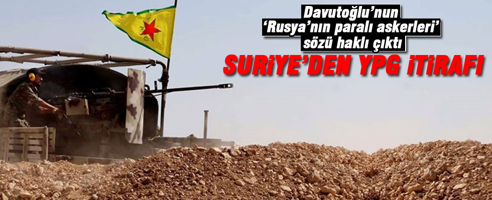 Suriye elçisi YPG'yi desteklediklerini açıkladı