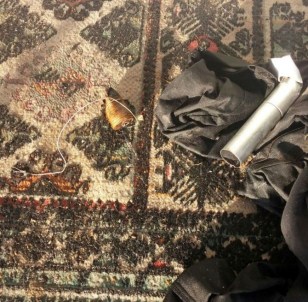 Suriyelilerin Kaldığı Çadıra İşaret Fişeği Düştü