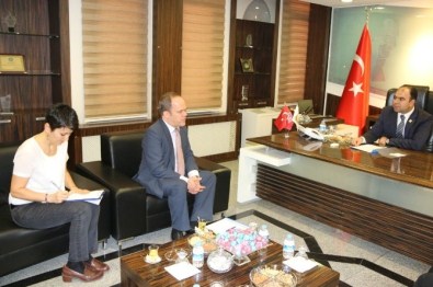 AB Türkiye Delegasyonu Siyasi İşler Müsteşarı Poupeau'yu Şanlıurfa'da