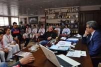 NAZİLLİ BELEDİYESPOR - Karateciler Başkan Alıcık'ı Ziyaret Etti