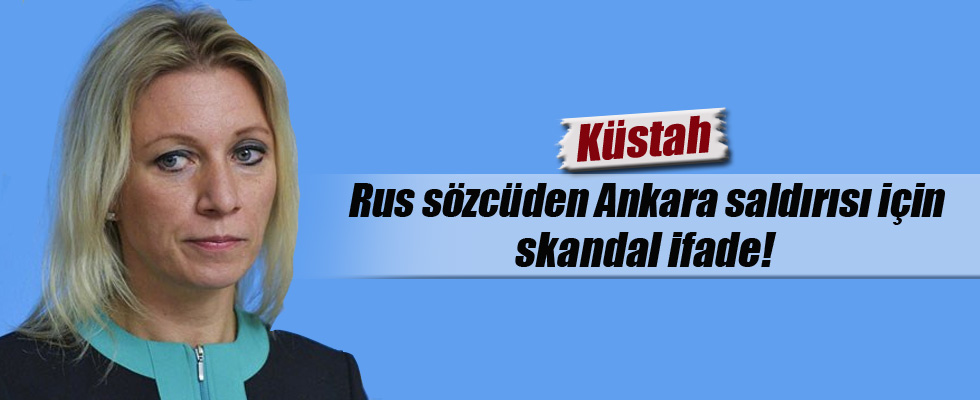 Rus sözcüden Ankara saldırısı için skandal ifade!
