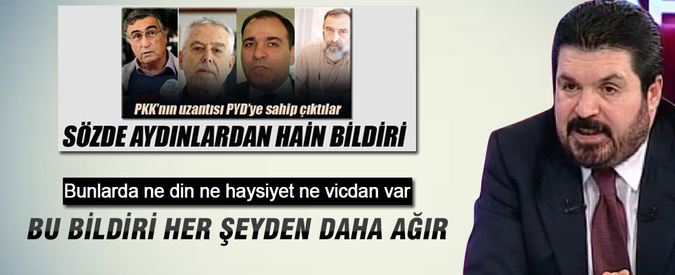 Savcı Sayan: Sözde aydınların imzaladığı bildiri her şeyden daha ağır