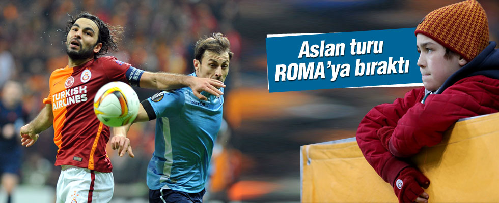 Aslan turu Roma'ya bıraktı