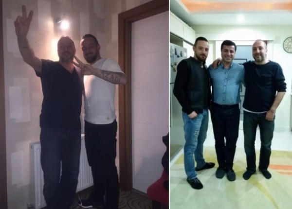 Deniz Naki ve Selahattin Demirtaş yan yana