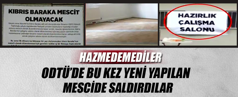 Bu kez de yeni mescide saldırdılar