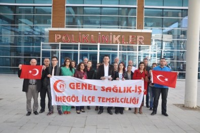 İnegöl'den Teröre Lanet