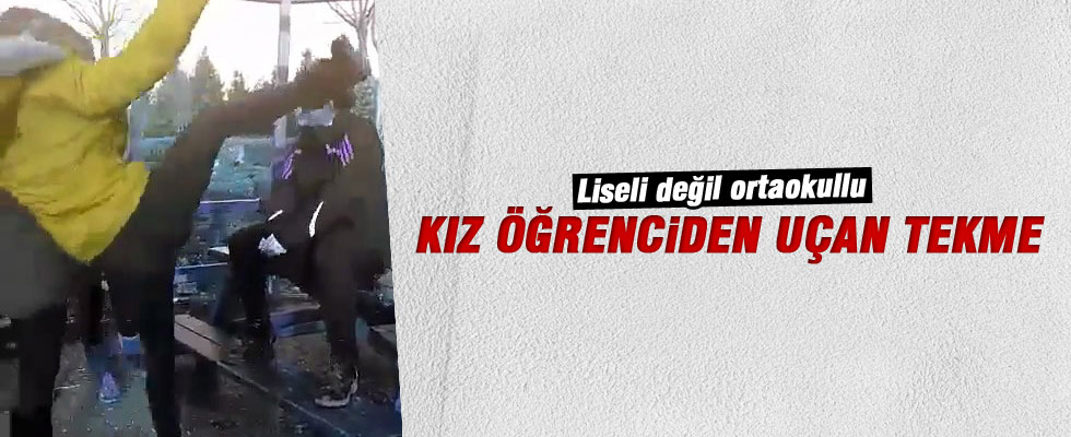 Kızdan kıza uçan tekme