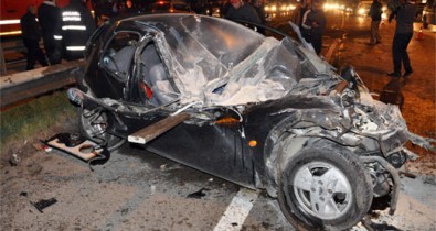 Kontrolden Çıkan TIR Dehşet Saçtı!