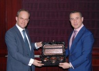 EĞİTİM KAMPÜSÜ - AB Türkiye Delegasyonu Siyasi İşler Müsteşarı Poupeau'nun GTO Ziyareti