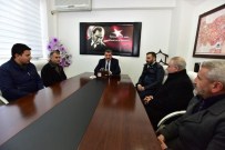 TEDAŞ - Derme Sokak Esnafları, Başkan Gürkan'ı Ziyaret Etti